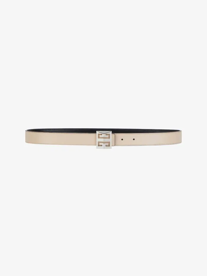 4g Reversible Belt In Leather Black Women Givenchy Belts