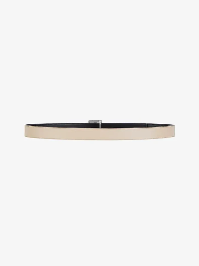 4g Reversible Belt In Leather Black Women Givenchy Belts