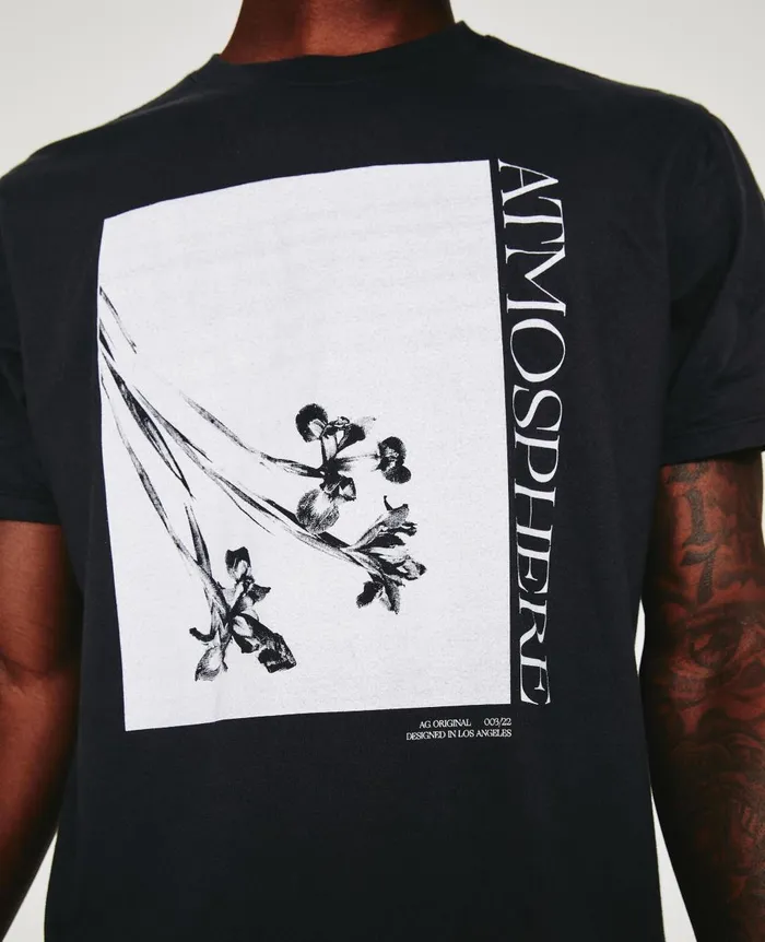 AG Jeans Bryce Crew Atmosphere Ink Stone Men Tees