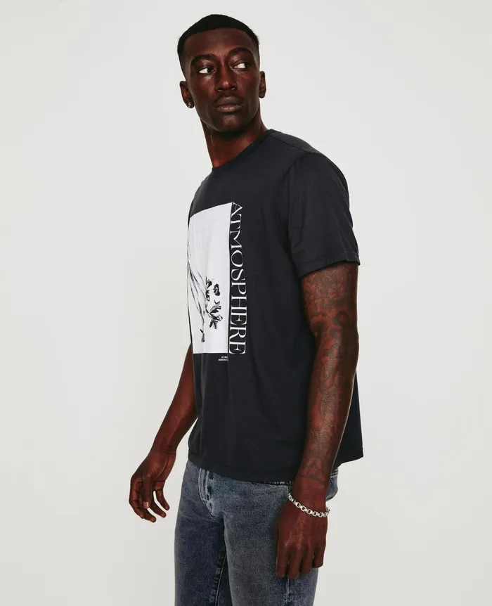 AG Jeans Bryce Crew Atmosphere Ink Stone Men Tees