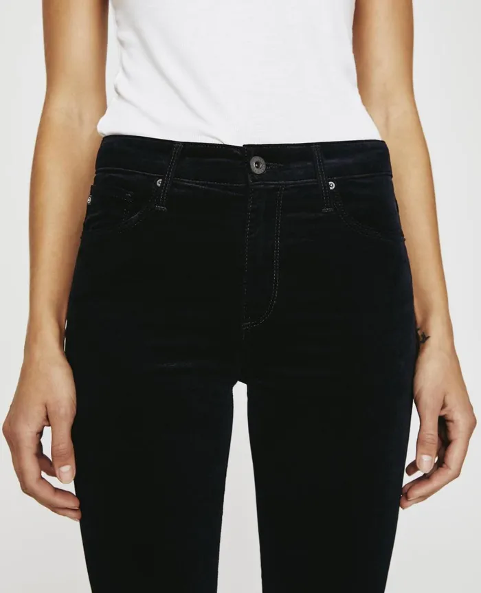 AG Jeans Farrah Skinny Super Black Women Pants AG Jeans Farrah Skinny Super Black Women Pants