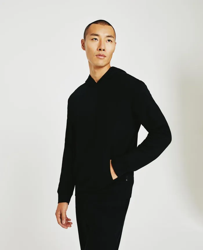 AG Jeans Wesley Hoodie True Black Men Sweatshirts AG Jeans Wesley Hoodie True Black Men Sweatshirts