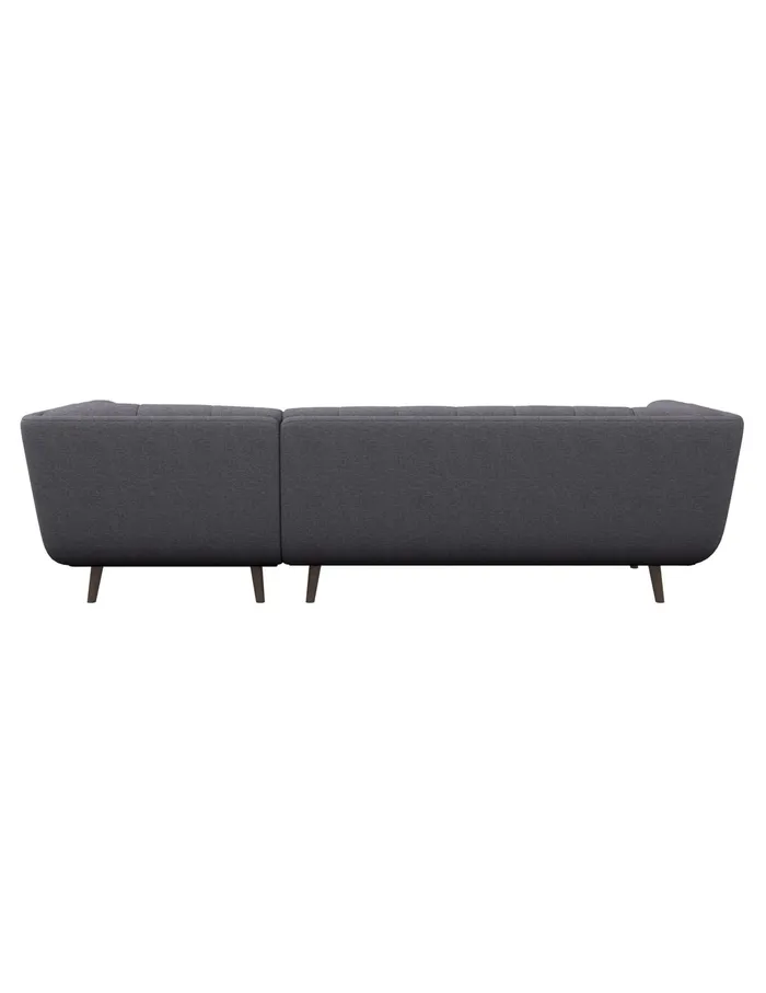 Anne Klein Agnesi Gray 102034 Sectional With Right Arm Facing Chaise Gray Women Home