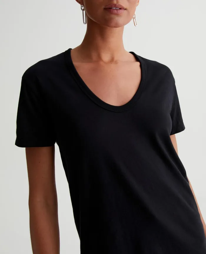 Aspen U True Black Women AG Jeans Tees and Tanks Aspen U True Black Women AG Jeans Tees and Tanks