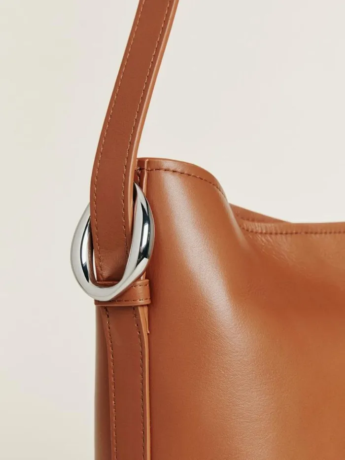 Bags The Reformation Seleena Small Bucket Bag Lido Leather