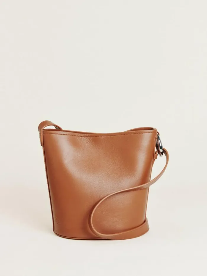 Bags The Reformation Seleena Small Bucket Bag Lido Leather