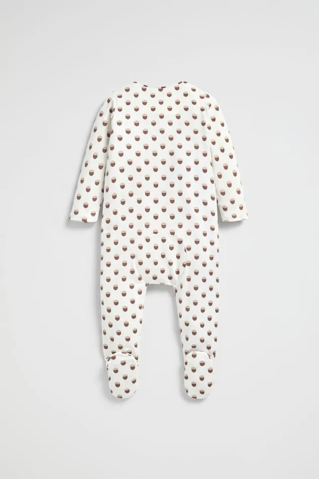 Bodysuits and Onesies Newborn Seed Heritage Acorn Zipsuit Canvas