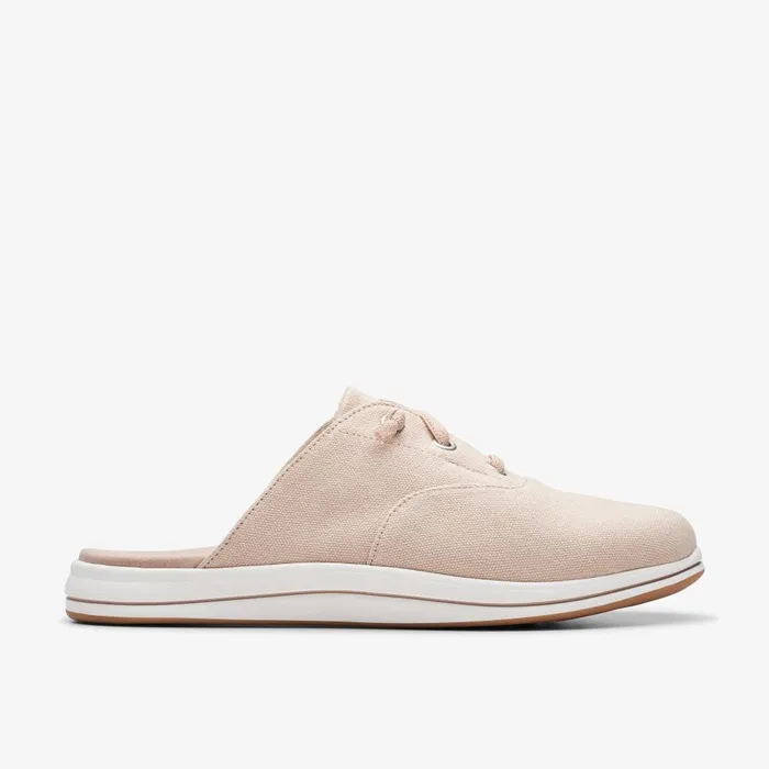 Breeze Clara Light Sand Women Clarks SlipOns