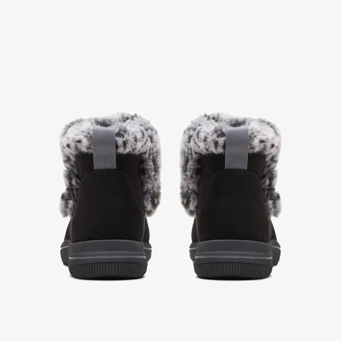 Breeze Fur Black Women Clarks Boots and Booties