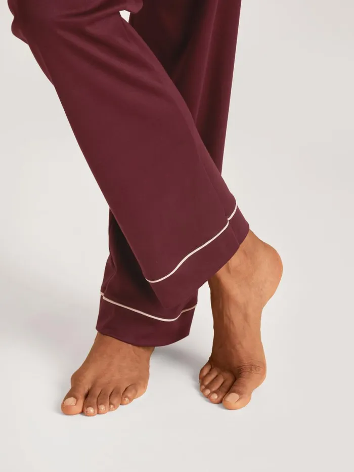 CALIDA Pyjamas Women Pyjama Buttoned English Red