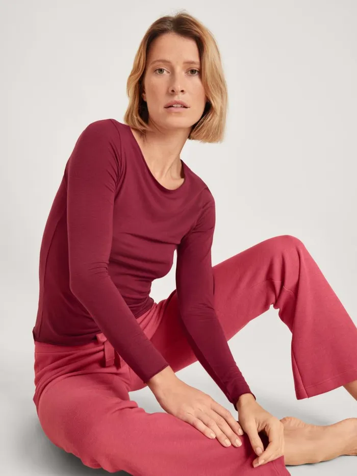 CALIDA Show All Women Top Longsleeve Mars Red