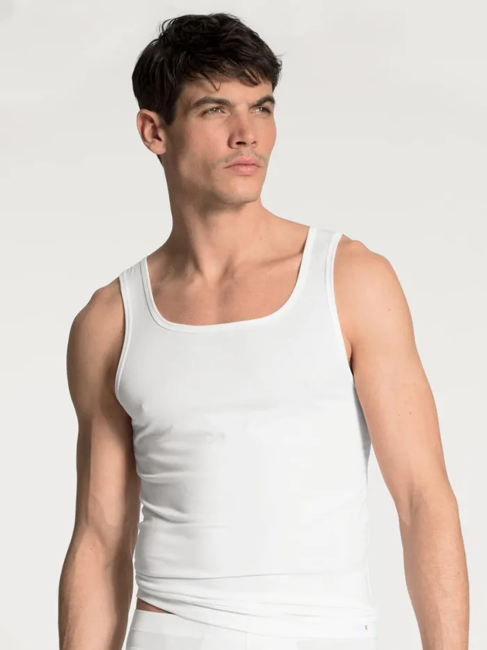 CALIDA Undershirts Men Shirt Boxer Brief White