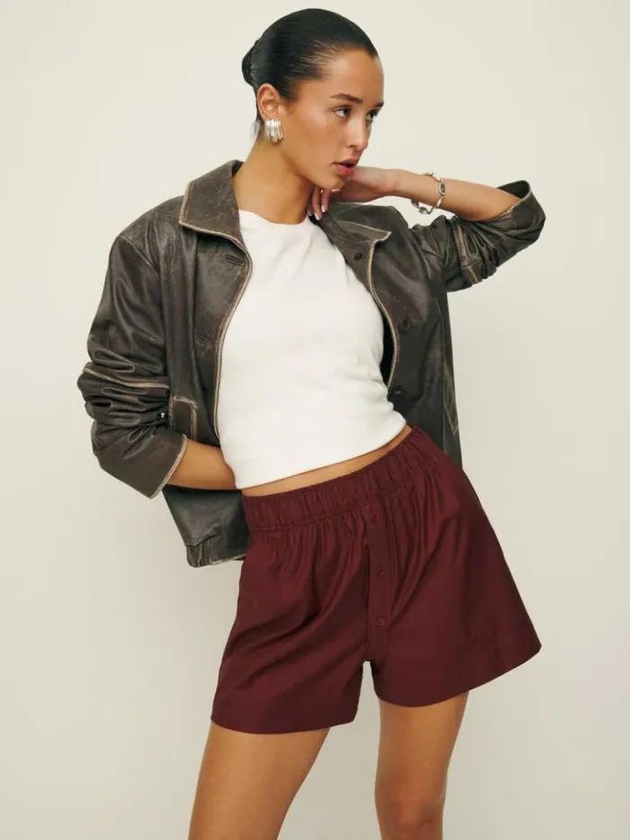 Clothing The Reformation Billy Short Chianti
