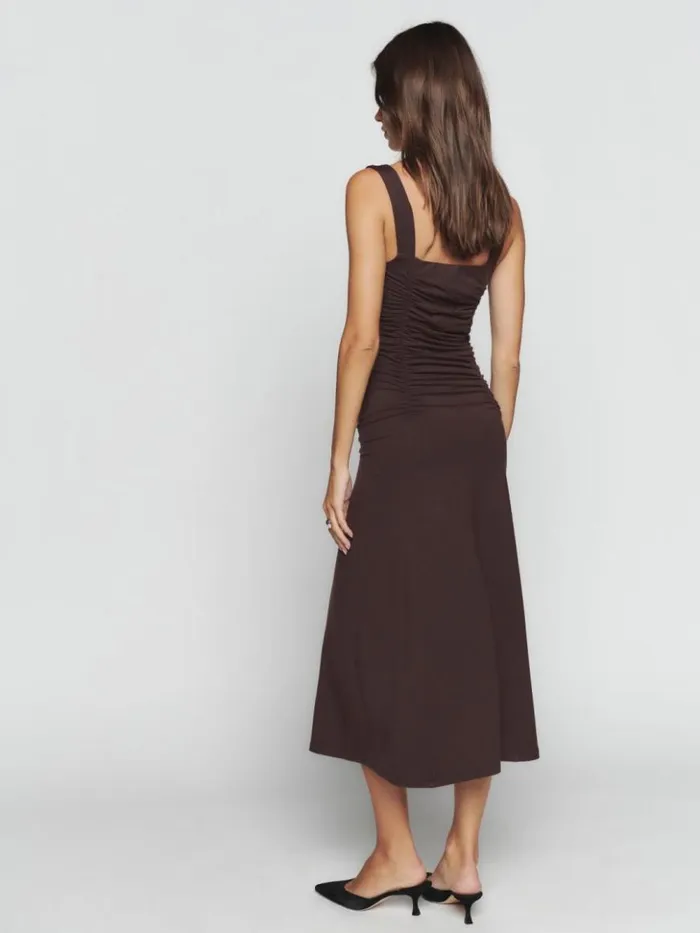 Clothing The Reformation Suvi Knit Dress Mole