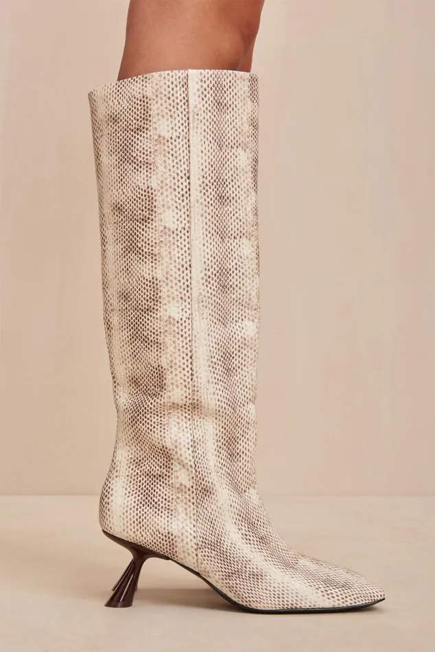 Cult Gaia Wren Boot Natural Multi Women Boots