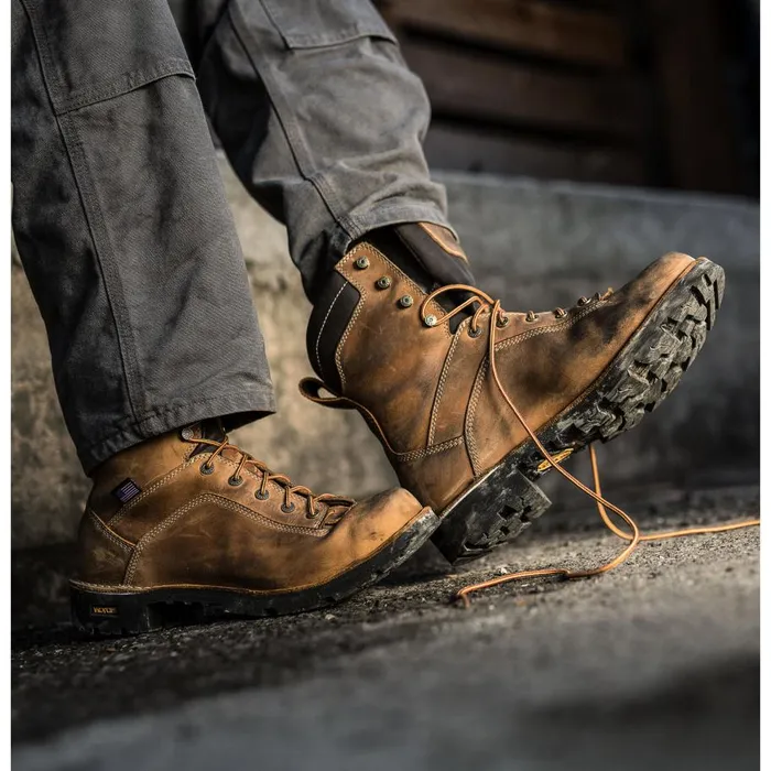 Danner Boots Quarry USA Distressed Brown Insulated 400g Composite Toe nmt 8211 MenWomen