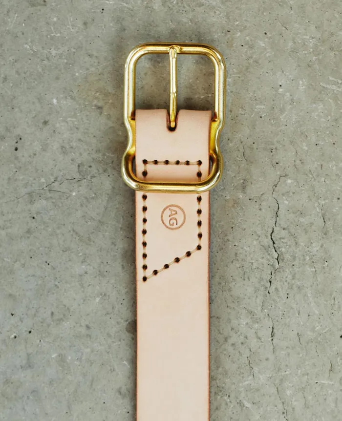 Danny Belt Naturalbrass Men AG Jeans Belts Danny Belt Naturalbrass Men AG Jeans Belts