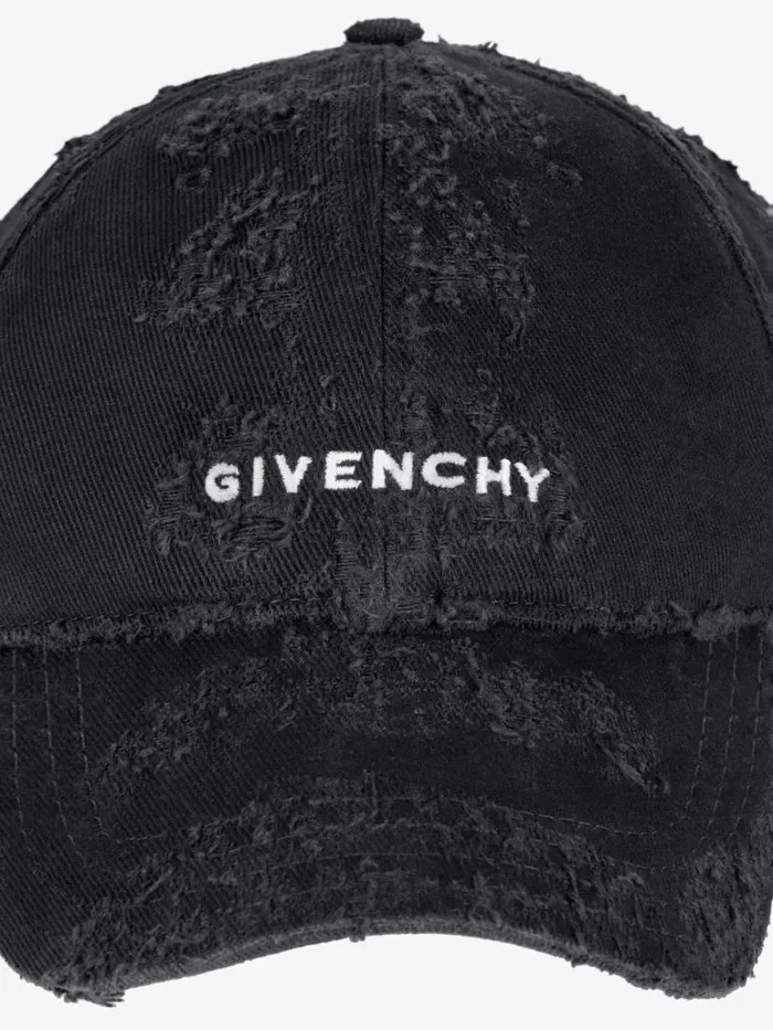 Embroidered Cap In Cotton Black Men Givenchy Beanies and Caps