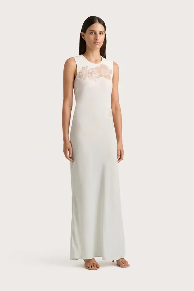 Faithfull The Brand Dresses Biarritz Tank Maxi Dress Foam Ombre 8211 Women Faithfull The Brand Dresses Biarritz Tank Maxi Dress Foam Ombre 8211 Women
