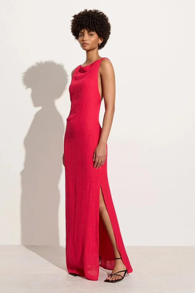Faithfull The Brand Dresses Palermo Maxi Dress Peony Pink 8211 Final Sale 8211 Women Faithfull The Brand Dresses Palermo Maxi Dress Peony Pink 8211 Final Sale 8211 Women