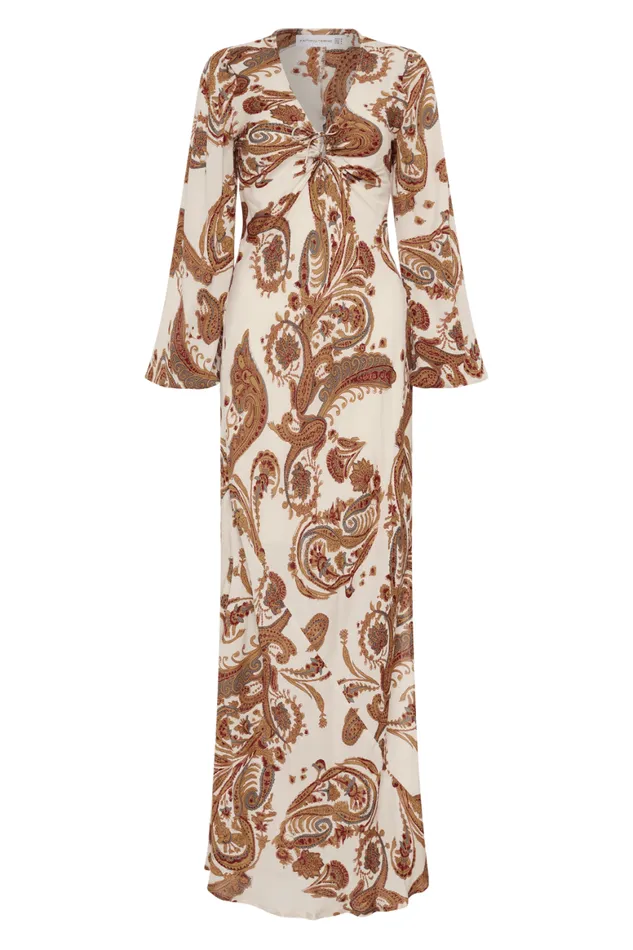 Faithfull The Brand Dresses Santos Maxi Dress Alessia Paisley 8211 Final Sale 8211 Women Faithfull The Brand Dresses Santos Maxi Dress Alessia Paisley 8211 Final Sale 8211 Women