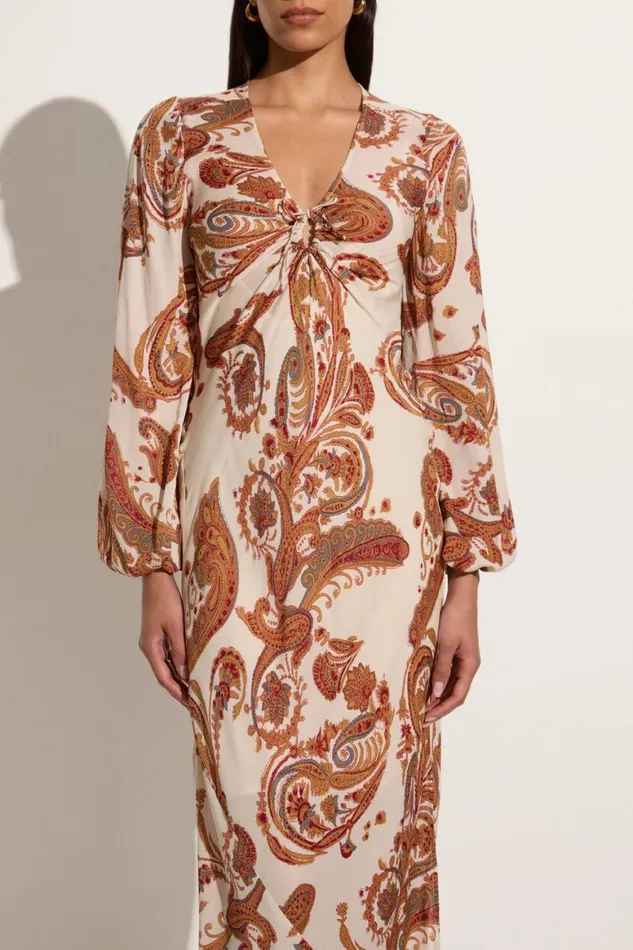 Faithfull The Brand Dresses Santos Maxi Dress Alessia Paisley 8211 Final Sale 8211 Women Faithfull The Brand Dresses Santos Maxi Dress Alessia Paisley 8211 Final Sale 8211 Women
