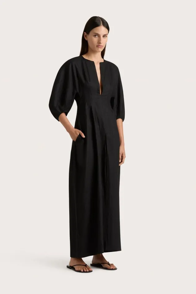 Faithfull The Brand Maxi Dresses Soleil Maxi Dress Black 8211 Women Faithfull The Brand Maxi Dresses Soleil Maxi Dress Black 8211 Women