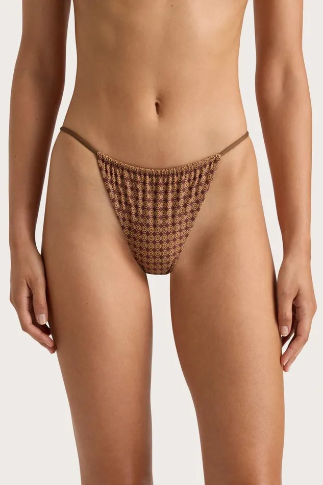 Faithfull The Brand Swim Elea Bikini Bottom Oliander Cocoa 8211 Women