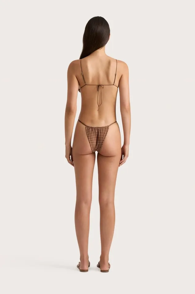 Faithfull The Brand Swim Elea Bikini Bottom Oliander Cocoa 8211 Women