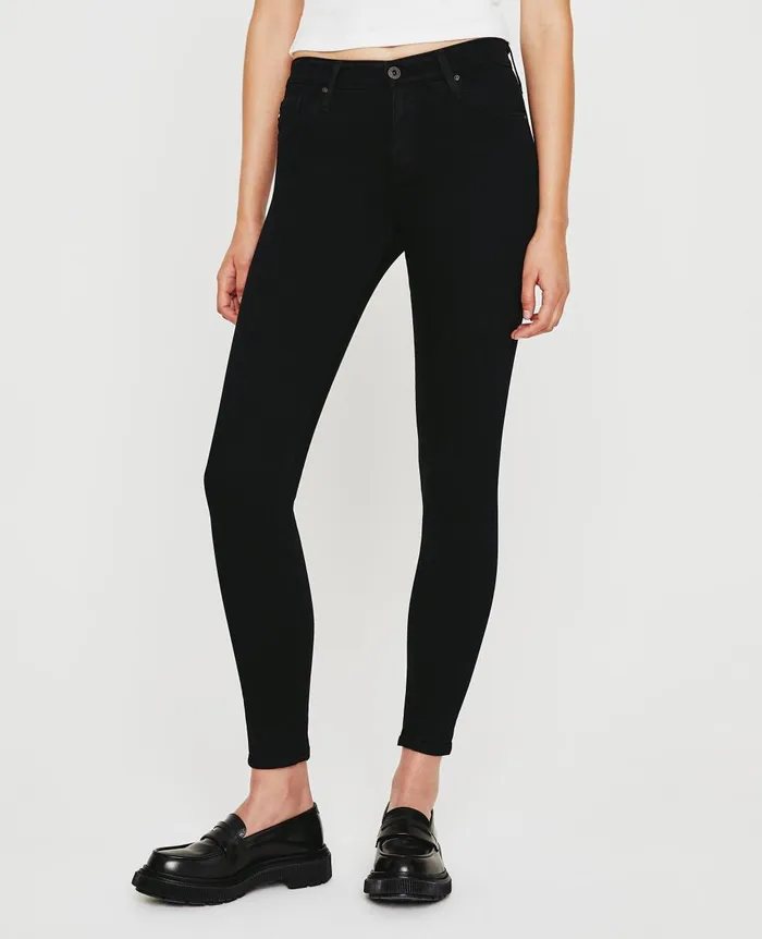 Farrah Skinny Ankle Opulent Black Women AG Jeans Denim Farrah Skinny Ankle Opulent Black Women AG Jeans Denim
