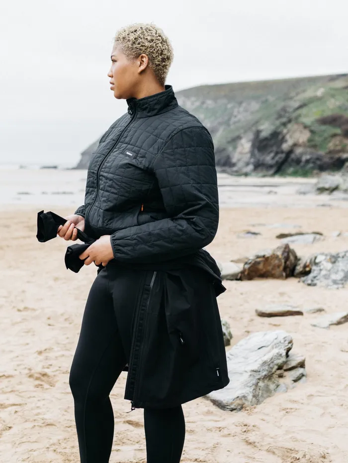 Finisterre Jackets and Coats Women Rainbird Waterproof Jacket Black