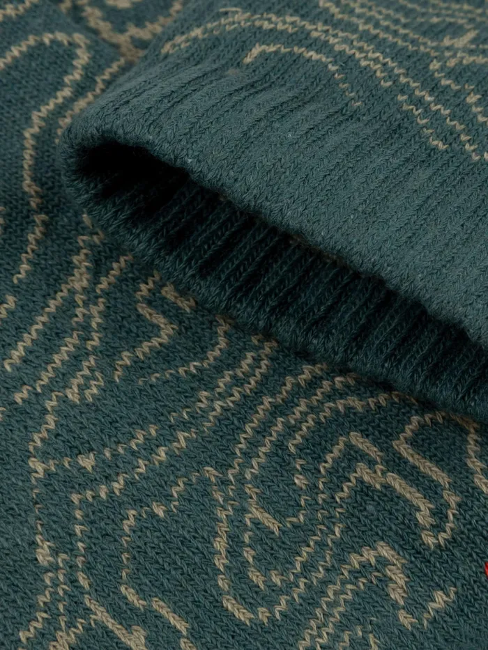 Finisterre Socks MenWomen High Tide Pattern Sock Pine Shadow Osmosis