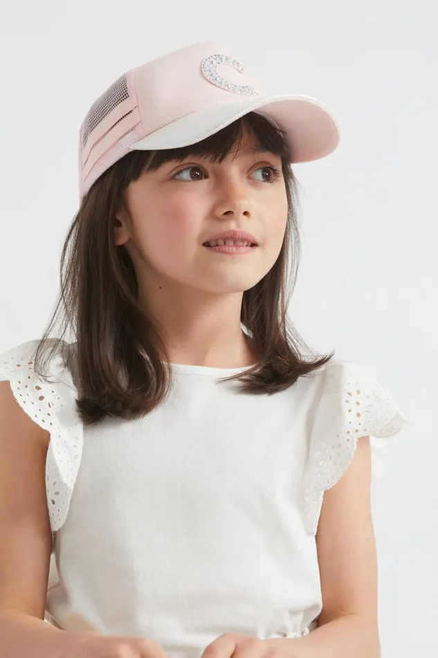 Hats Beanies and Caps Girl Seed Heritage Jewel Initial Cap R