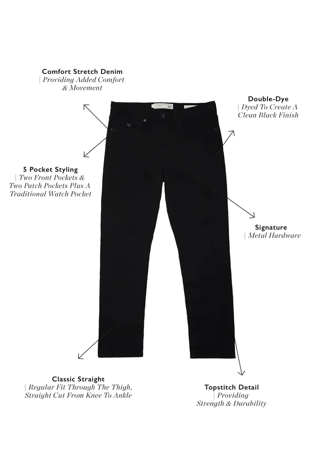 Holland Cooper Classic Straight Jean Black Men Jeans Holland Cooper Classic Straight Jean Black Men Jeans
