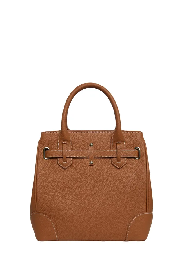 Holland Cooper The Brompton Mini Tote Tan Contrast Women Tote Bags Holland Cooper The Brompton Mini Tote Tan Contrast Women Tote Bags