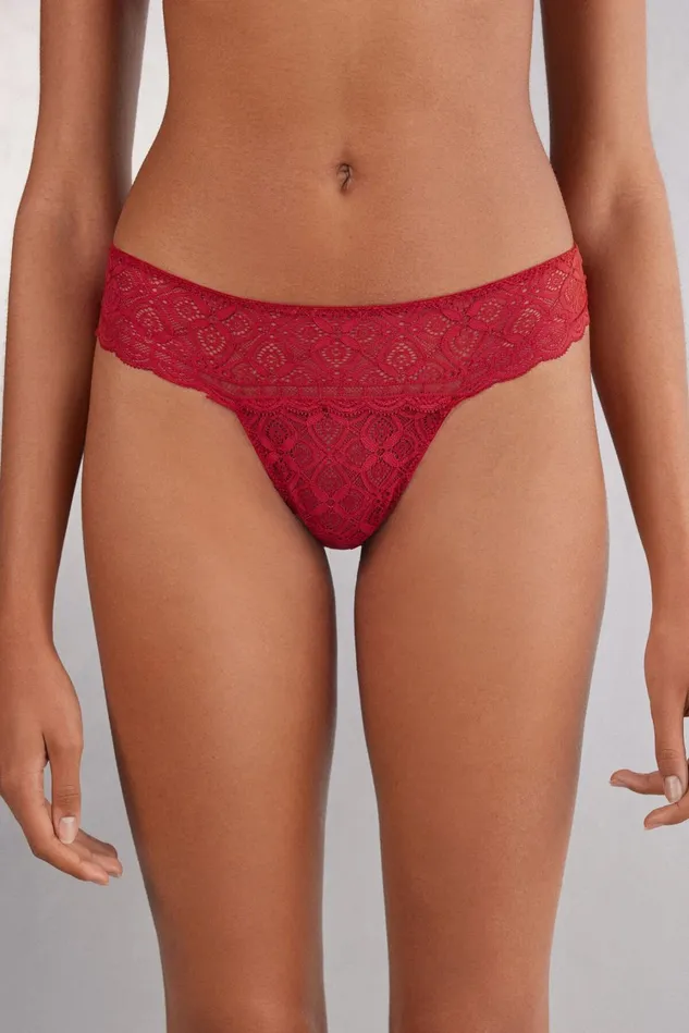Intimissimi Brazilian Cut Women Lace Brazilian Red 1473 8211 Rosso