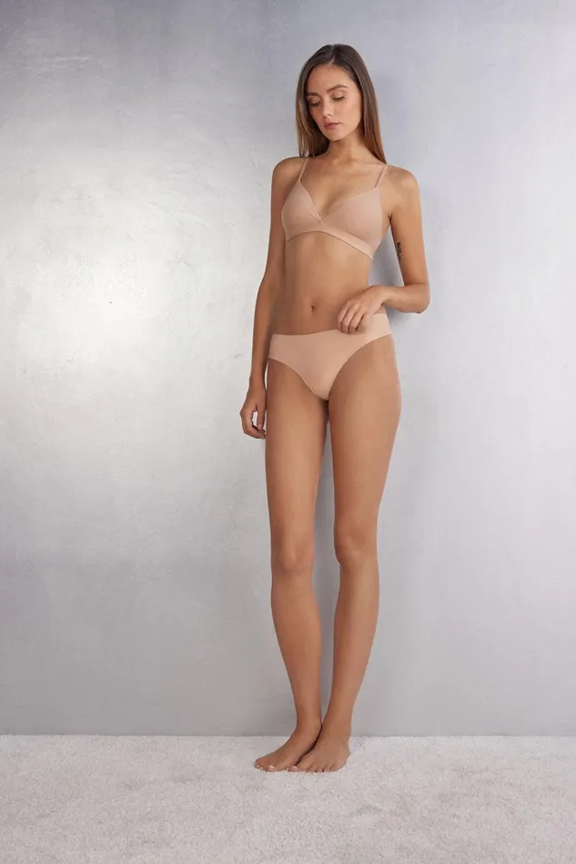 Intimissimi Brazilian Cut Women Seamless Superior Comfort Brazilian Natural 044 8211 Honey Soft Beige