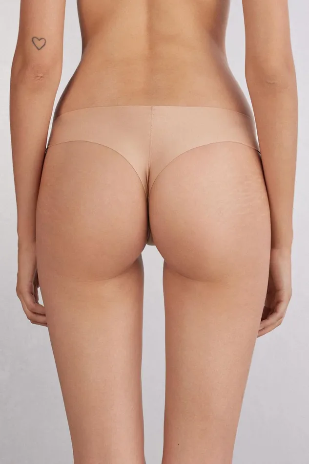 Intimissimi Brazilian Cut Women Seamless Superior Comfort Brazilian Natural 044 8211 Honey Soft Beige