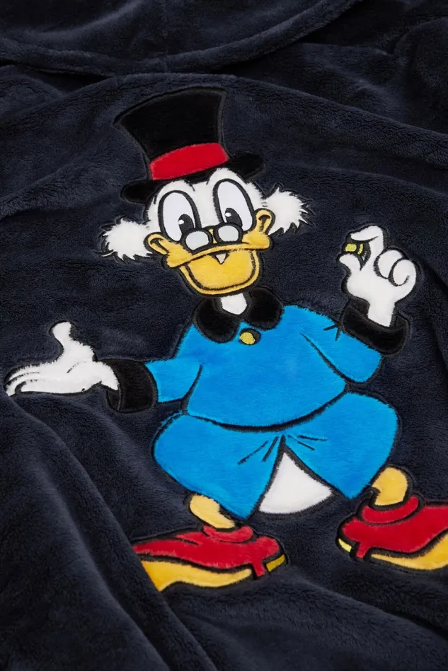 Intimissimi Robes Men Scrooge Mcduck Disney Fleece Robe Blue 800 8211 Blu Notte