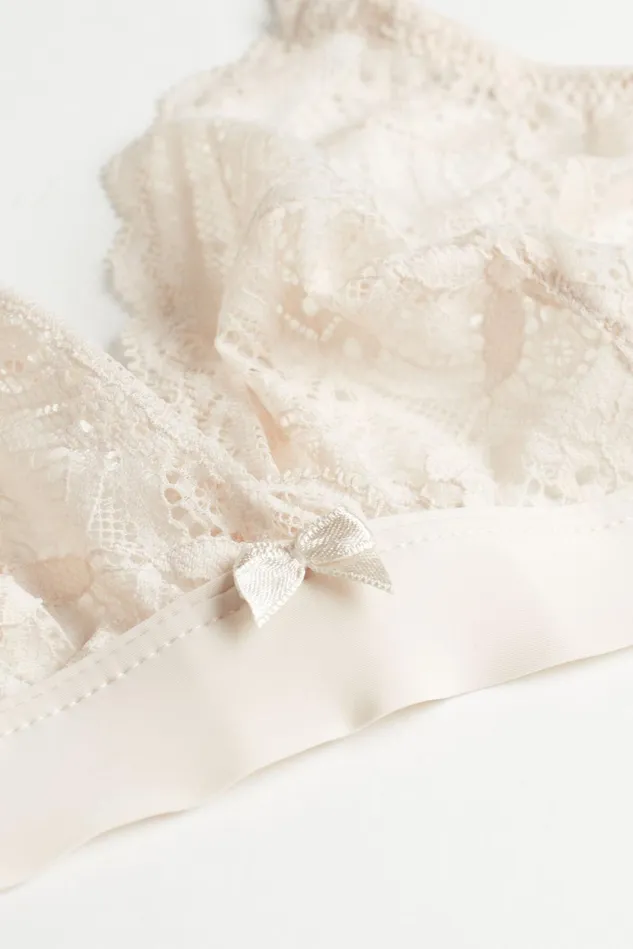 Intimissimi Triangle Women Emma Triangle Bra In Lace Natural 2280 8211 Avorio Crema