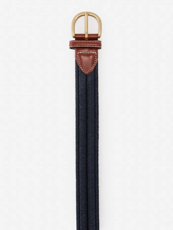 JMcLaughlin Ray Belt Navy Men Belts