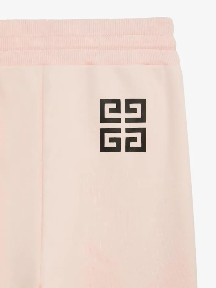 Jogger Pants In Fleece Light Pink Kids Givenchy