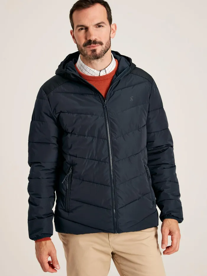 Joules Coats and Jackets Navy Padded Shower Resistant Coat 8211 Men
