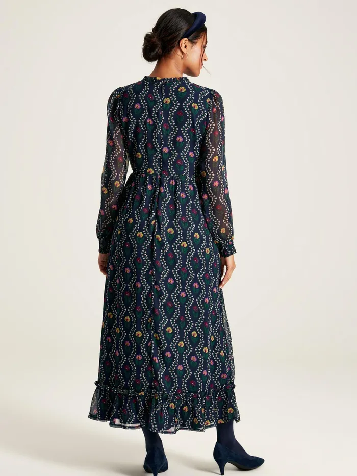 Joules Dresses Navy Floral Printed Dress 8211 Women