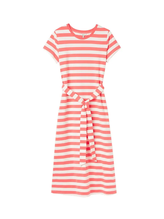 Joules Dresses Pink Jersey Long Dress 8211 Women