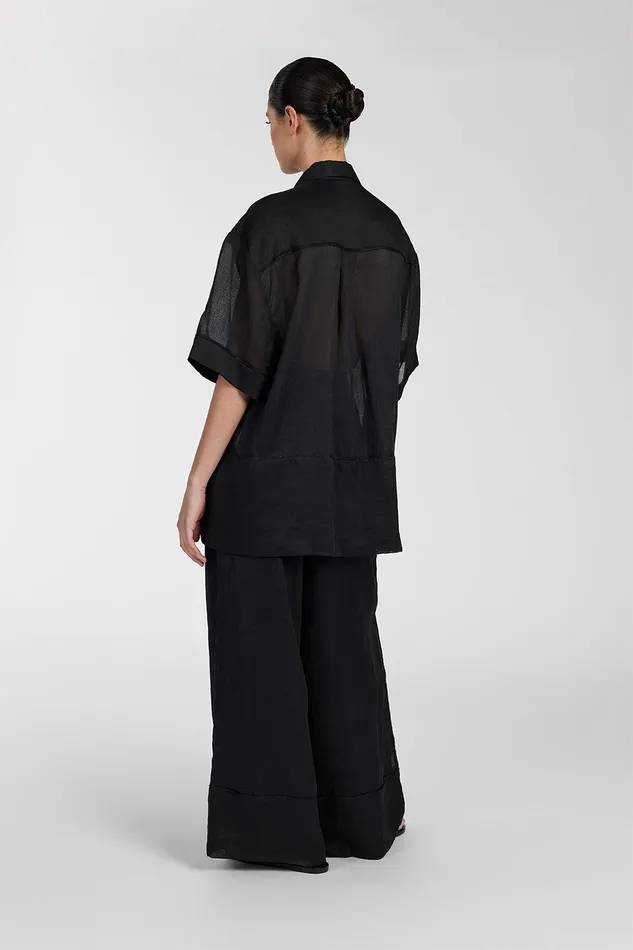 KAI BLACK RAMIE RESORT PANT Women DISSH Pants
