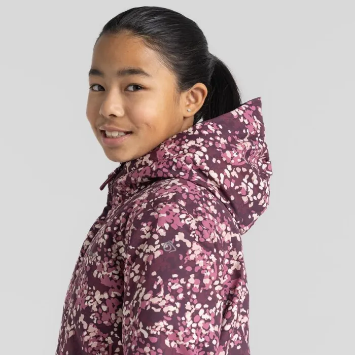 Kids Waterproof Jackets Craghoppers Kid039s Brosna Jacket Deep Violet Print Kids Waterproof Jackets Craghoppers Kid039s Brosna Jacket Deep Violet Print