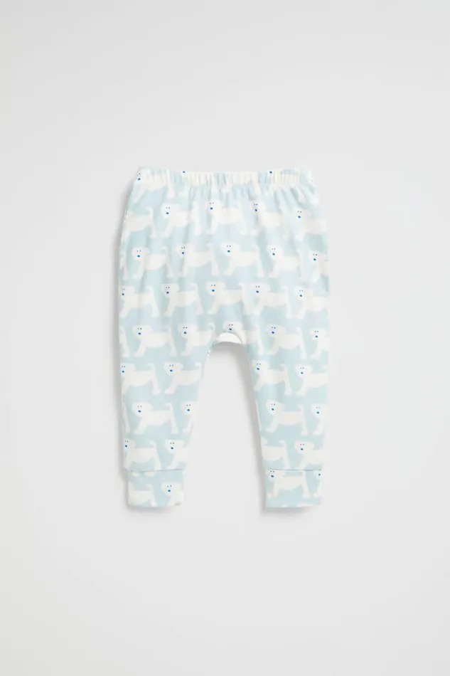Leggings and Pants Newborn Seed Heritage Puppy Legging Ice Blue