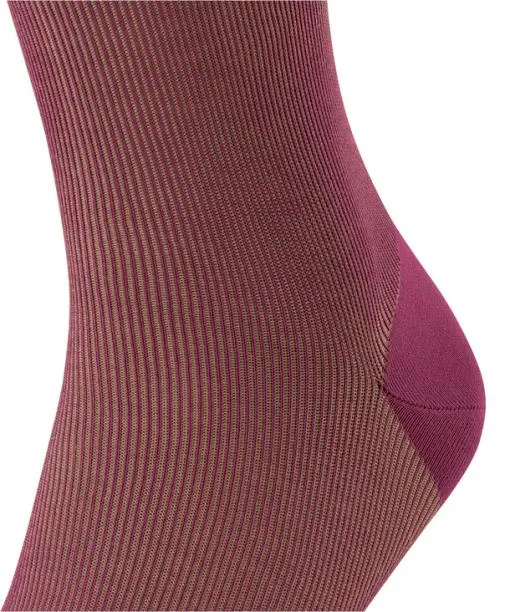 Men Fine Shadow Men Socks Red Plum FALKE Socks