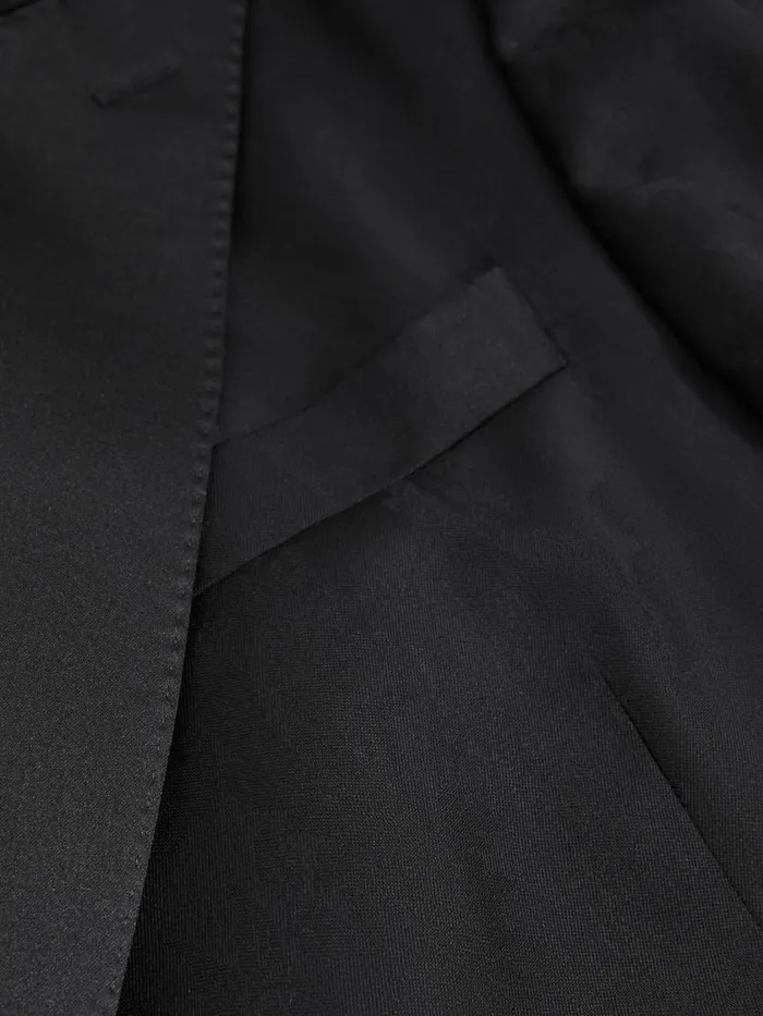 Men Reiss Blazers Jacobson Double Breasted Blazer Black